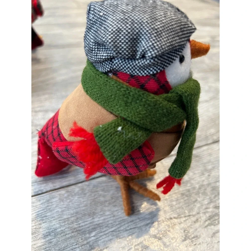 Featherly Friends Bradford Fabric Bird Spritz Target Christmas NWOT Newsboy Cap